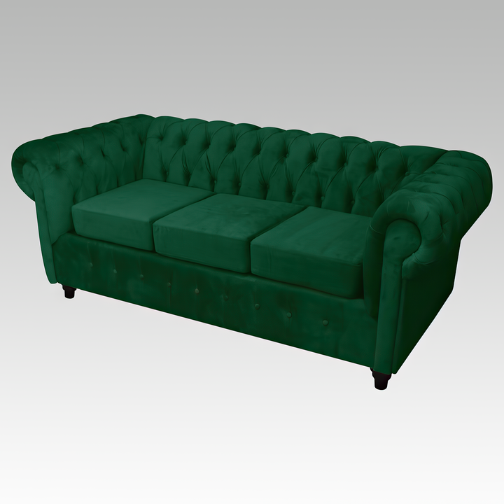 Sofá 3 Cuerpos Modelo Chesterfield FS Mobiliario