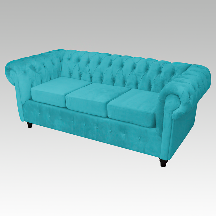 Sofá 3 Cuerpos Modelo Chesterfield FS Mobiliario